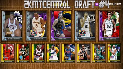 NBA 2K17 Draft by wesdoyle13. . 2kmtcentral finals draft 16